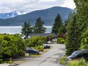 Lions Bay B.C. on Wednesday, July 6, 2022. The village wants Metro Vancouver to change its regional land-use designation from general urban to rural.