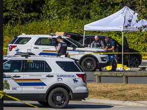 Three people were shot and one was killed at South Surrey Athletic Park, 14600 20th Avenue on July 30, 2022.