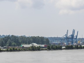 File photo of the Fraser River in New Westminster.