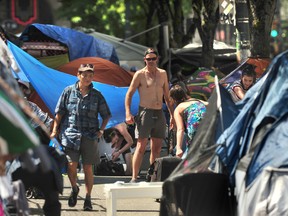 Scenes from the Downtown Eastside (DTES) as more than 130 tents are pitched on E. Hastings St. in Vancouver, on July 21, 2022.
