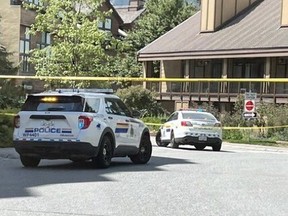 The brother of a gangster shot dead in Vancouver's Coal Harbour was gunned down outside a Whistler hotel Sunday, July 24, 2021.