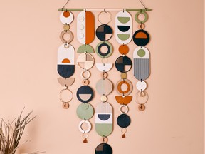 The Etsy Design Awards grand prize winner, Geometric Modern Wall Hanging by We Are Lunarium, was inspired by designer Tim Stevenson’s time spent sailing around the Canary Islands.