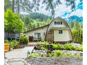 This two-bedroom A-frame cabin, located at 66603 Summer Road, in Hope, was listed for 9,900 and sold for 0,000.