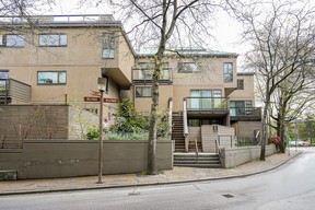A two-bedroom home in this False Creek apartment building was recently listed for $599,000, and sold for $610,000.