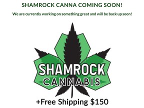Shamrock Cannabis was one of three companies illegally selling cannabis online, the B.C. government says.