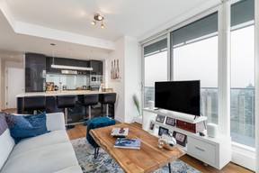 This two-bedroom condo on Richards Street was listed for $1,199,000 and sold for $1,190,000.