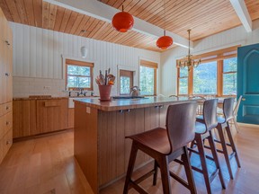 Modern architecture in the kitchen full of light.