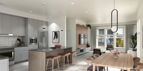 Kitchens will be open plan with an airy feel.