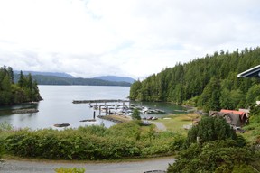 It is the only water access to Haggard's Cove on the west coast of Vancouver Island.