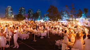 Diner en Blanc returns to Vancouver on August 18, 2022.