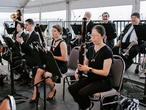 The Vancouver Metropolitan Orchestra performs at Meet Me in Gastown on Aug. 25.