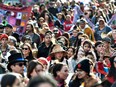 Only Nunavut has a higher proportion at home than British Columbia of people speaking something other than English or French