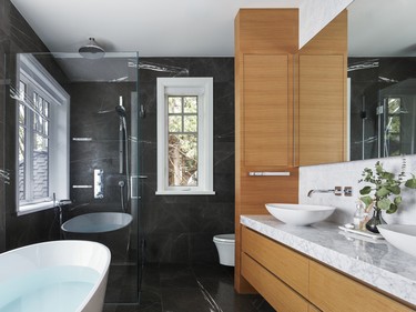 Spa-like ensuite -- a perfect place to unwind at the end of a long day.