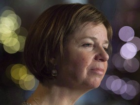 Sheila Malcolmson speaks with the media, in Ottawa on Thursday, Nov. 30, 2017. Substance users with serious mental health issues in Nanaimo, B.C., are expected to have access to so-called complex-care housing that would offer services like addiction medicine, social workers and education on overdose prevention.