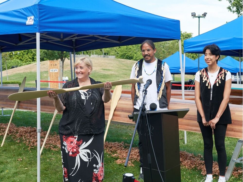 Indigenous canoe makers debut at PNE