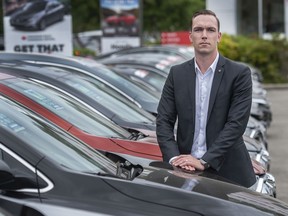 Rysam McIver, general sales manager at Westwood Honda in Port Moody would like to sell more EV cars, if he had any to sell. High demand has made it impossible to build up inventory.