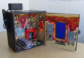 The psychedelic diorama appears to be from the 1970s.