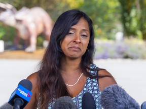 The deputy general manager and director of animal care at the Metro Vancouver Zoo, Menita Prasad, talks about the death of one of the wolves someone deliberately freed.