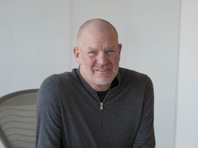 Vancouver, BC: OCTOBER 12, 2018 - Lululemon founder Chip Wilson at his Vancouver, BC office on Friday, October 12, 2018