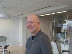 Vancouver, B.C.: Oct. 12, 2018 — Lululemon founder Chip Wilson at his Vancouver, B.C. office in 2018.