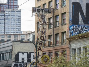 The derelict Balmoral Hotel is located in the heart of the Downtown Eastside.