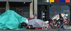 Scenes from Vancouver’s East Hastings Street in the Downtown Eastside (DTES) on Aug. 3, 2022.