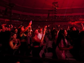 The Weeknd performs in at B.C. Place in Vancouver on Tuesday, Aug. 23, 2022.