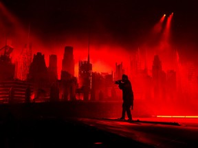 The Weeknd performs in at B.C. Place in Vancouver on Tuesday, Aug. 23, 2022.