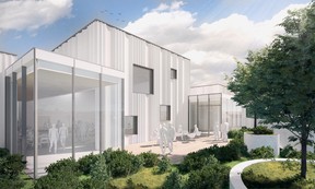 The Confederation Park Community Centre will be new and connect to the swimming pool and fitness centre.