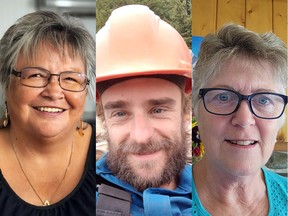 Candidates for the mayor of Lytton in the October 2022 municipal elections: Edith Loring-Kuhanga, Willie Nelson, Denise O’Connor.