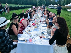 The Araxi Longtable at North Arm Farm.