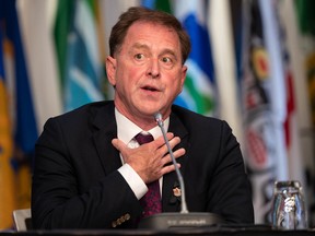 Health Minister Adrian Dix at the annual UBCM convention in Whistler on Sept. 13, 2022.