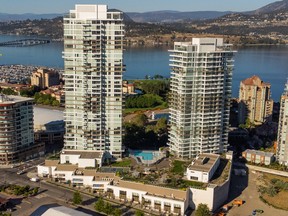 One Water Street in Kelowna, designed by Kaisan Architecture, comprises 427 homes, including 406 condos, 18 sub penthouses and three penthouses.