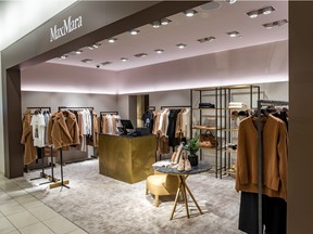 A look inside the new Max Mara boutique at Nordstrom Pacific Centre.