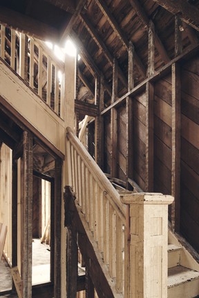 The Block 1910 structure is seen before the heritage restoration.