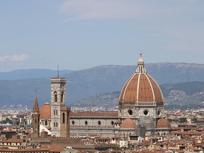 Florence's cathedral and the Renaissance Dome dominate the skyline.