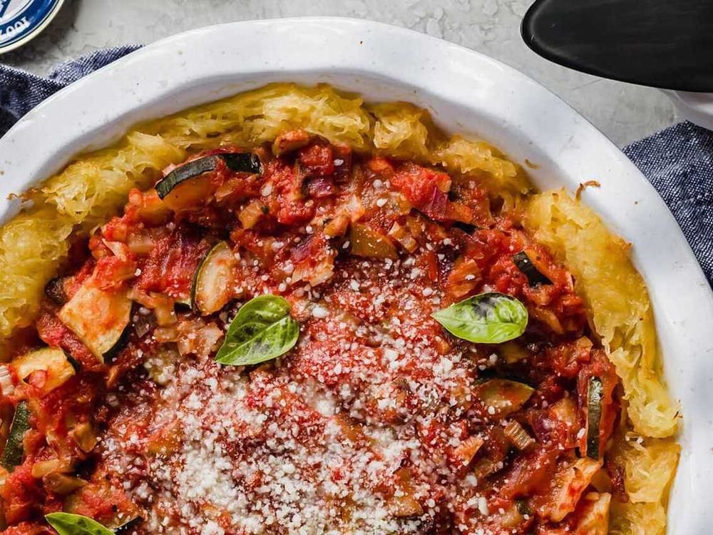  Spaghetti squash pie.