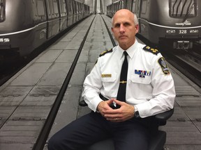 Doug LePard in 2016 when he was chief of Transit Police.