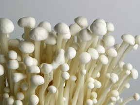 Enoki Mushrooms.
