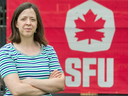 File photo of Holly Andersen at SFU in June 2020. Andersen has been trying to spearhead a name change at Simon Fraser University away from the Clan. 