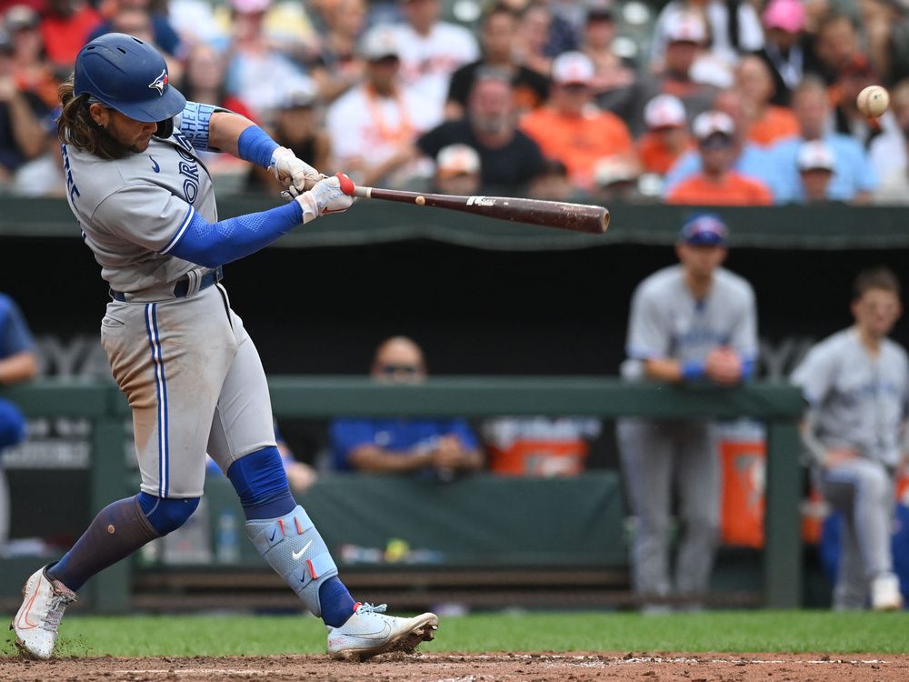 Bichette 3 HRs in 2nd game, Blue Jays sweep DH from Orioles