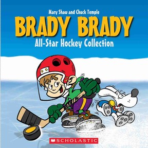 Brady The Brady All-Star Collection was co-written by Mary Shaw, wife of former NHL player Brad Shaw, and Chuck Temple.
