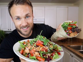 Vegan nutritionist and wellness educator Derek Simnett has found a following online through his YouTube channel Simnett Nutrition.