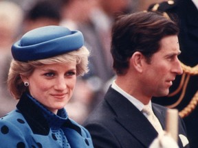 Prince Charles and Princess Diana at a reception in Victoria, April 30, 1986. (PNG photo)