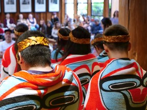 A caregiver appreciation event in 2019, held by the Vancouver Aboriginal Child and Family Services Society. Photo credit: VACFSS