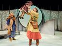 A scene from Frozen River.  Carousel Theater for Young People opens its 2022-23 season with the West Coast premiere of Manitoba Theater for Young People's award-winning play at Granville Island's Waterfront Theater September 28-October 16.