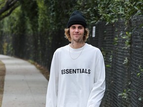 Justin Bieber - Los Angeles Feb 2021 - Getty