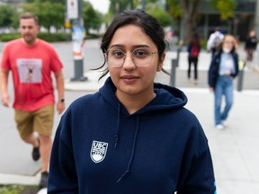 Eshana Bhangu is president of UBC’s student union, the Alma Mater Society.