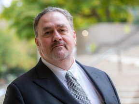 Vancouver alderman candidate Ken Charko in court on Friday.
