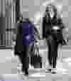 Susy Yasmine Saad, left, leaves B.C. Supreme Court in Vancouver on Sept. 20.